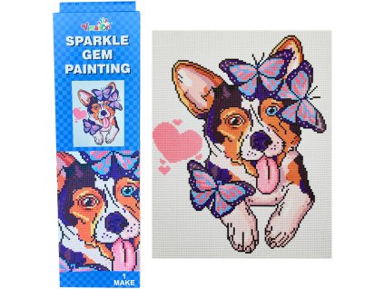 Diamantové malování - Pes