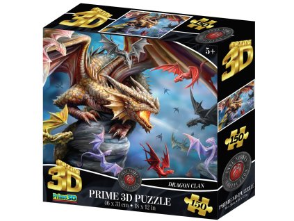 PRIME 3D PUZZLE - Dračí klan 150 dílků