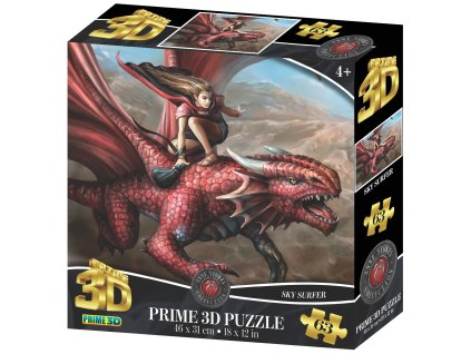PRIME 3D PUZZLE - Sky Surfer 63 dílků