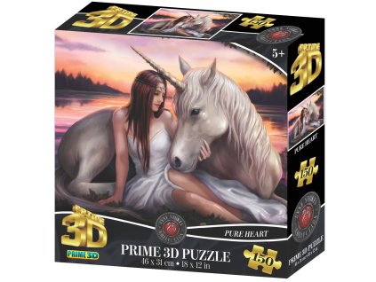 PRIME 3D PUZZLE - Čisté srdce 150 ks