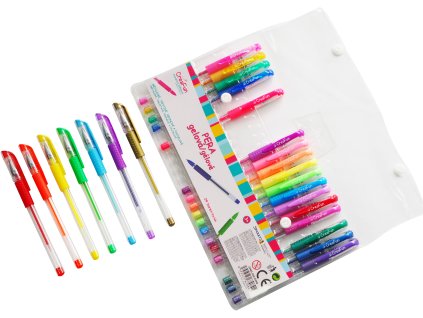 CreaFun - Gelová pera 24 barev