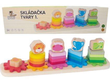 BABU - Skládačka ZVÍŘÁTKA