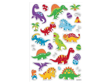 Samolepky 25 ks - DINO