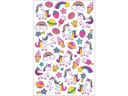 Samolepky 35 ks - JEDNOROŽEC