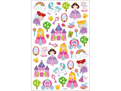 Samolepky Princezny 35 ks