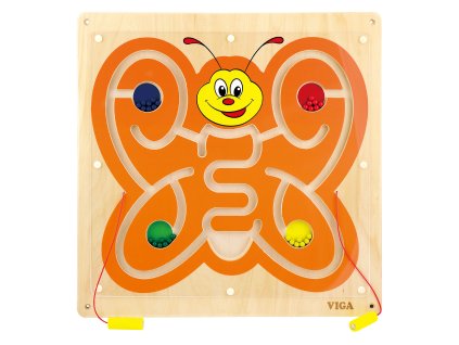 BABU - Labyrint s korálky dřevěná hra