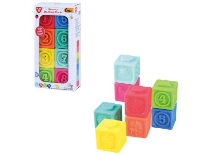 PLAYGO - Gumové kostky 8ks