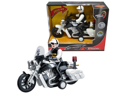CITY SERVICE CAR - 1:16 Policejní motorka