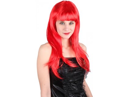 Paruka ďábelsky červená