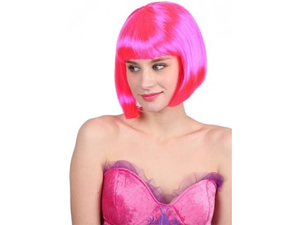 Paruka královsky růžová