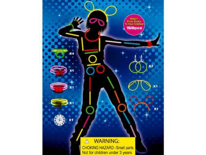 Svítící kostým 158 ks