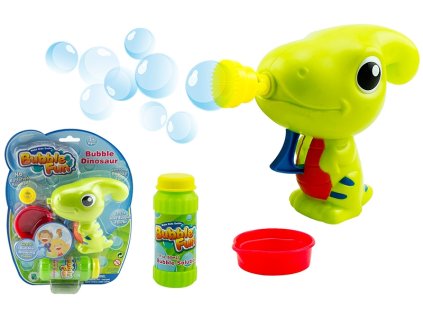 Bubble Fun Bublifuk Dinosaurus s náplní 60 ml - zelený