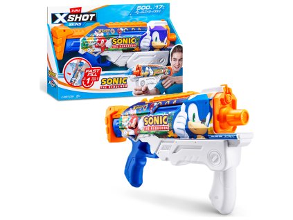 X-SHOT Vodní pistole SONIC the Hedgehog Fast Fill Skins