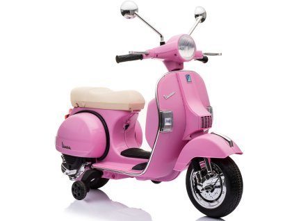 Dětský elektrický skútr Vespa PX150 růžový