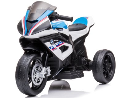 Dětská elektrická tříkolka BMW HP4 bílá