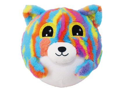 Nafukovací plyšový kamarád - Medvídek duhový 15 cm