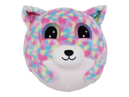 Nafukovací plyšový kamarád - Medvídek strakatý 15 cm