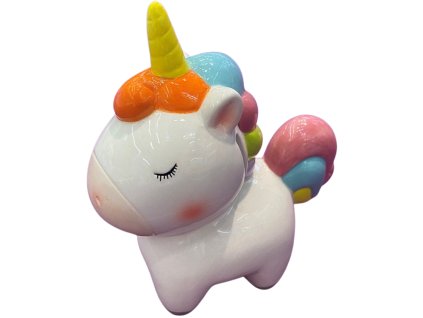 Keramická pokladnička Jednorožec