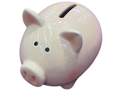 Keramická pokladnička Prasátko 12,5 cm