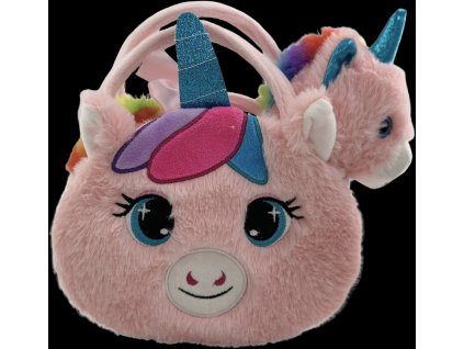 PLYŠÁKOV - Plyšová kabelka Kravička s jednorožcem Laskonka