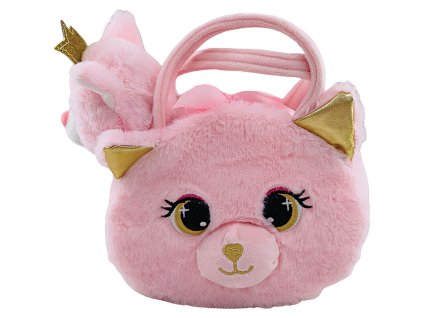 PLYŠÁKOV - Plyšová kabelka Kočka s kočičkou Růženkou