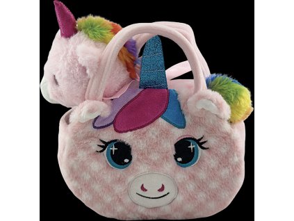 PLYŠÁKOV - Plyšová kabelka Kočka s jednorožcem Celeste