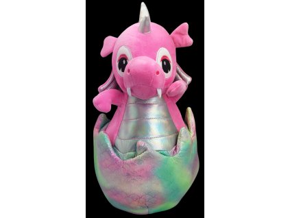 PLYŠÁKOV - Dráček ve vajíčku 40 cm