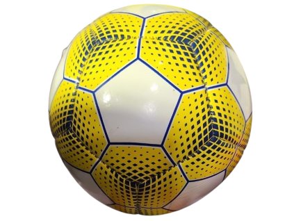 MINI Fotbalový míč žluto-bílý