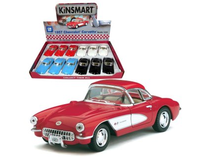 Kovový model - Chevrolet Corvette 1957 - více druhů