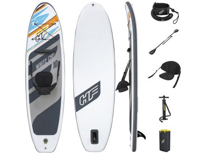 BESTWAY 65341 - Paddleboard SUP White Cap Convertible 305 cm