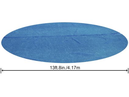 BESTWAY 58252 - Solarní plachta na bazén 417 cm modrá kulatá