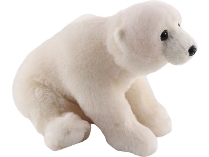 Medvěd lední sedící 25 cm