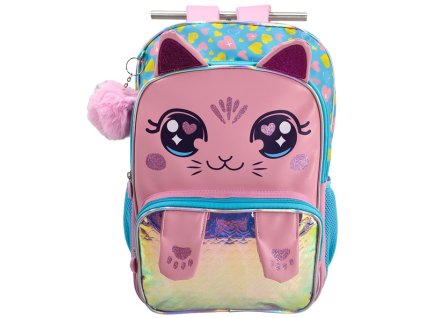 Batoh Růžová Kočka 42 cm