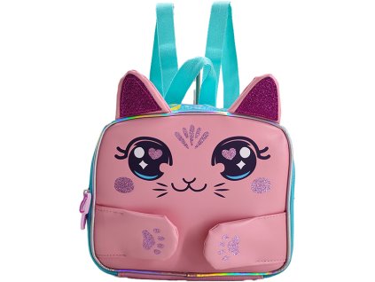 Batoh 3D Růžová Kočka 24 cm