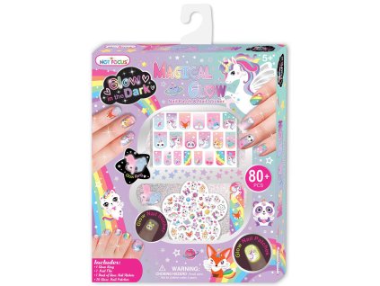 Sada na nehty ZVÍŘÁTKA svítící ve tmě