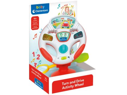 Baby Clementoni - Interaktivní zábavný volant