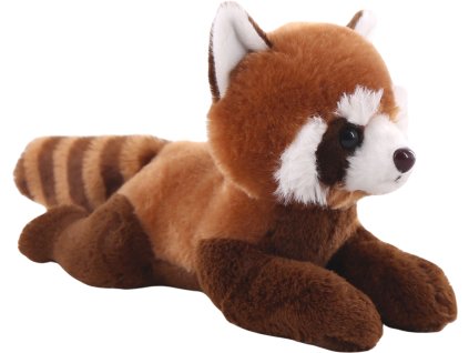 Panda červená ležící 26 cm