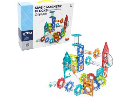 Magnetická kuličková dráha 74 ks