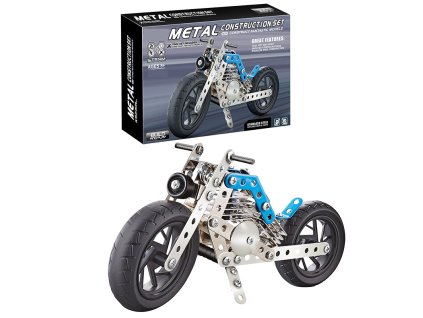 Kovová stavebnice 140 ks - Motorka