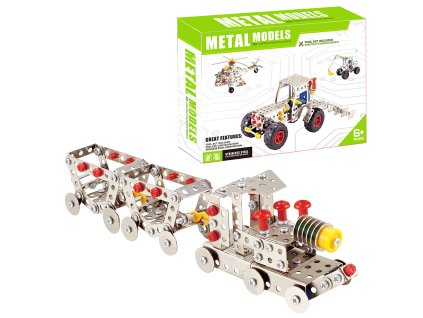 Kovová stavebnice 277 ks - Vlak