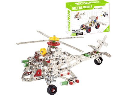 Kovová stavebnice 361 ks - Vrtulník