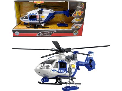 CITY SERVICE CAR - 1:12 Policejní vrtulník