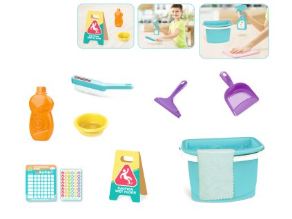 MOJE DOMÁCNOST - Dětská Úklidová sada s příslušenstvím