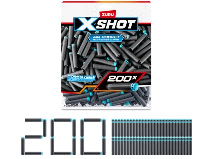 X-SHOT 200 náhradních šipek