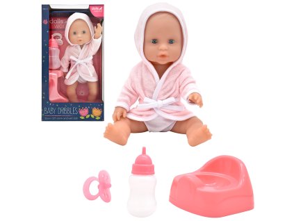 Dolls World - Pijící a čůrající panenka Terezka 30 cm