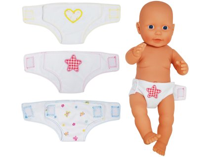 Dolls World - Látkové pleny pro panenky 46 cm