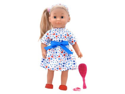 Dolls World - Módní panenka Charlotte - 36 cm: Bílá trikolóra