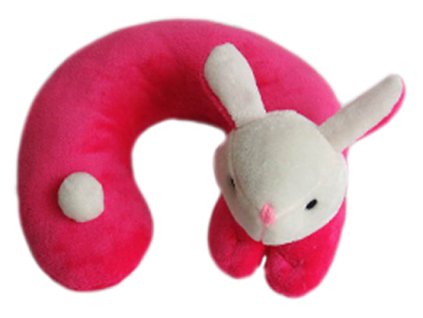 Plyšový záhlavník - Zajíc 3D