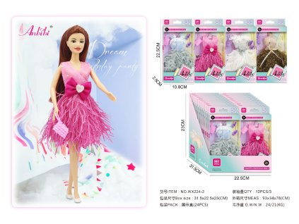 Módní elegantní šaty - více druhů