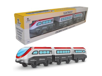 BABU vláčky - Elektrický osobní vláček - set 3 ks